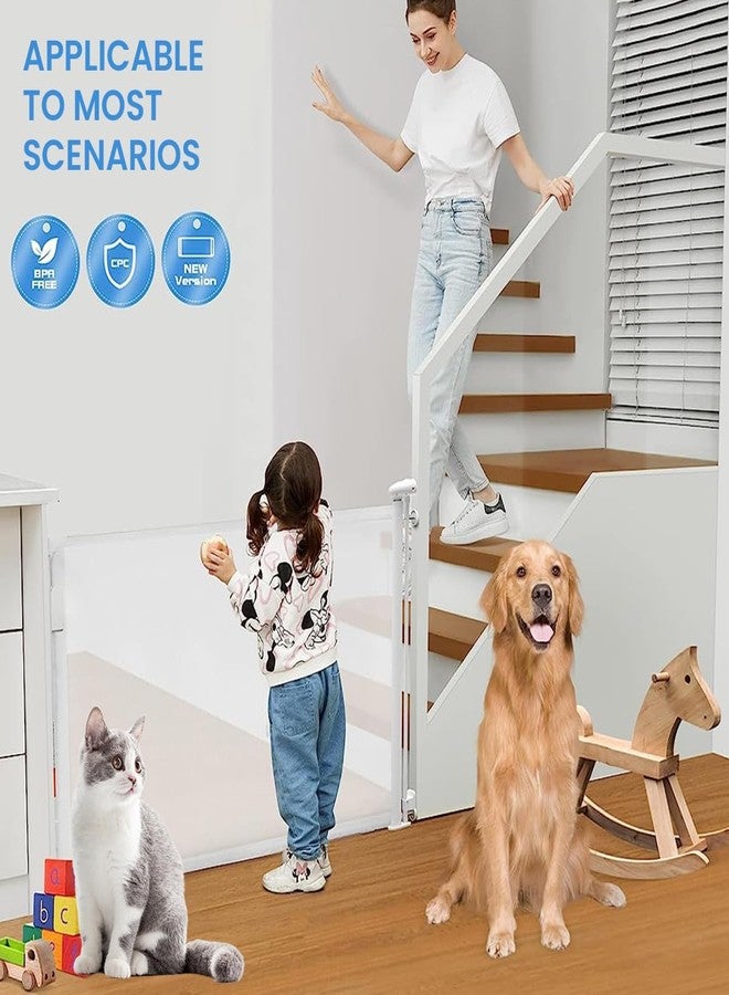 SHREVI Retractable Safety Gate - Easy Install Mesh Child Gate for Doorways, Stairs, Hallways, Indoor/Outdoor Use - Versatile, Portable, and Durable Barrier for Kids and Pets - Image 2